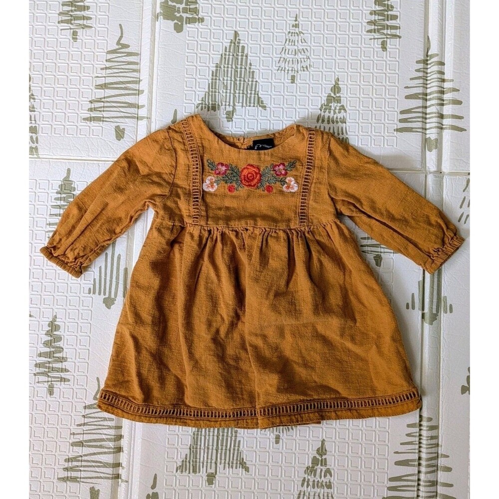 Baby Girl Clothing 16 Pc Lot 12-24M Carter’s Gap Cat & Jack Dresses Jeans Outfit - Picture 7 of 10